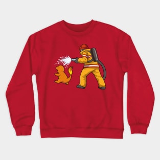 Firefighter Fire Dinosaur Firefighter T-Shirt and Gift tshirt Crewneck Sweatshirt